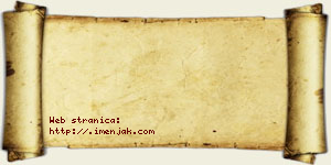 Jasmina Adnađević vizit kartica